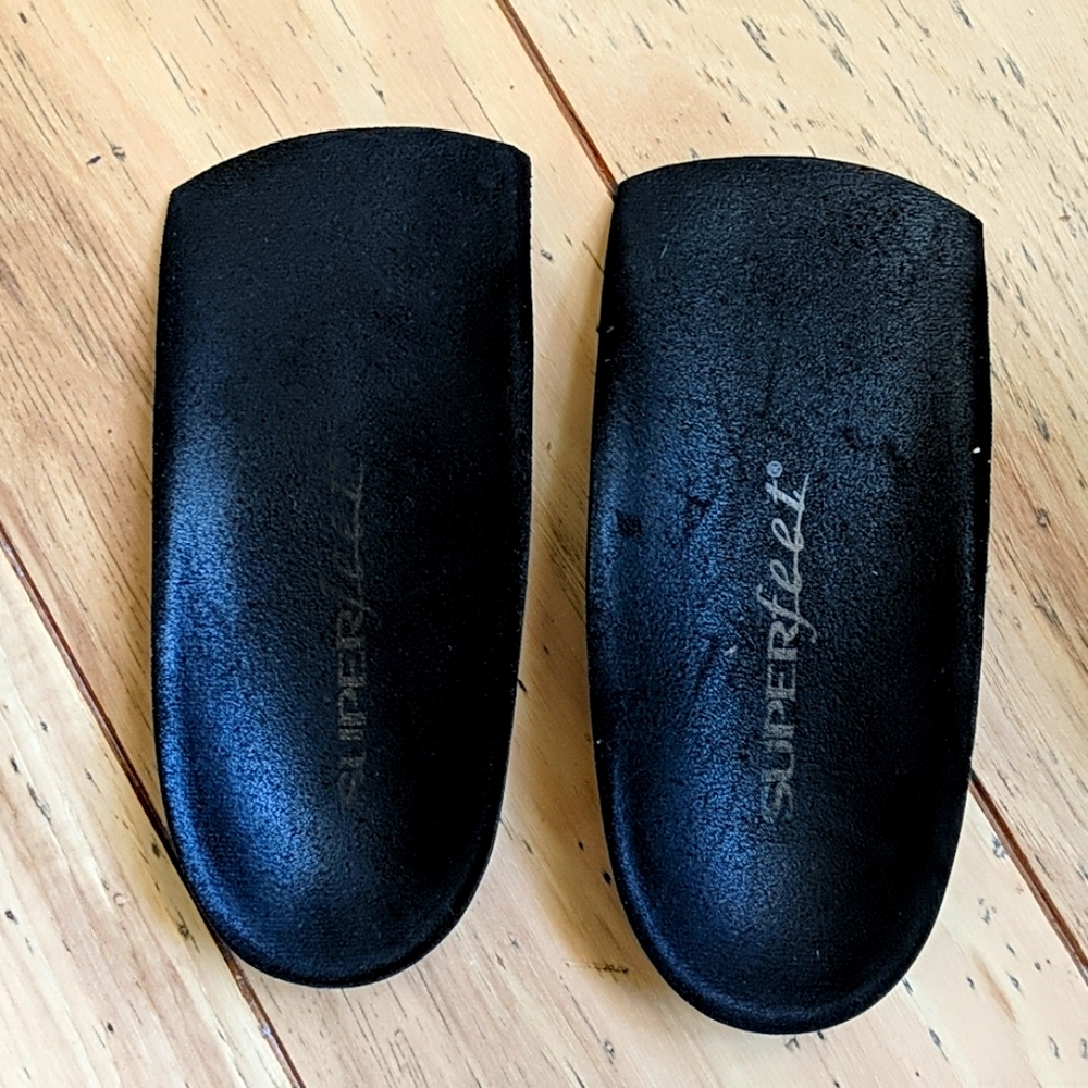 Superfeet 3/4 insoles for dress shoes, size C (6.5-8)